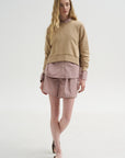 Kent - Crew Neck with Snaps, Khaki