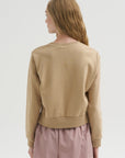 Kent - Crew Neck with Snaps, Khaki