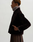 Emy - Merino Velvet, Coffee Bean