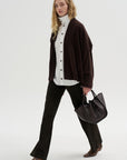 Karina - Stretch Suede, Iron