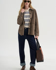 Kaylee - Lamb Suede, Soil