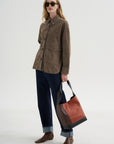 Kaylee - Lamb Suede, Soil