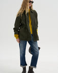 Maeve - Lamb Suede, Dark Green