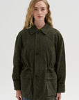 Maeve - Lamb Suede, Dark Green