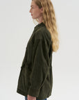 Maeve - Lamb Suede, Dark Green