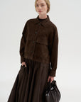 Miri - Lamb Suede, Mud Brown