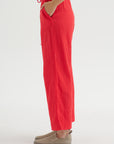 Drawstring Pant, Red