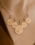 Of The Stars Sagittarius Small Coin Charm, Yellow Gold