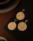 Of The Stars Libra Large Coin Charm, Yellow Gold
