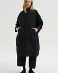 Millie Coat, Black Stripe