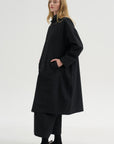Millie Coat, Black Stripe