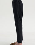 Silvy Pants, Black & Navy Stripe