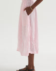 Carla Skirt, Pink Check