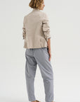 Silvy Pants, Charcoal Check