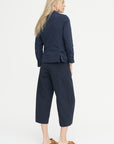 Sandra Pants, Navy Stripe