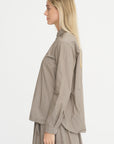 Loose Tyrol Shirt, Taupe