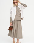 Loose Tyrol Shirt, Taupe