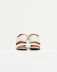 Laura - Leather Heeled Sandal, Off-White