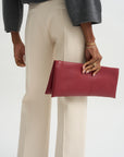 Louise Clutch, Burgundy