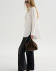 Scarf Shirt, White