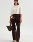 Pull-On Trousers, Chocolate