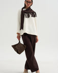 Pull-On Trousers, Chocolate