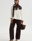 Pull-On Trousers, Chocolate
