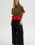 Pleat Front Trousers, Deep Black