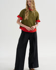 Pleat Front Trousers, Deep Black