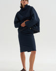 Pull-On Skirt, Midnight