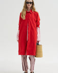 Peche Coat - H Card, Flame