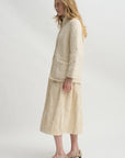 Ghosty Jacquard Skirt, Natural