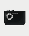 COMME DES GARÇONS WALLET - Silver Eyelet Line, Black