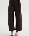 Pagira - Cropped Trouser, Chocolate
