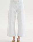 Pullosa - Denim Pants, Optical White