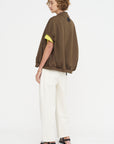 Noel - Barrel Trousers, White