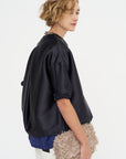 Nataly - Balloon Jacket, Navy