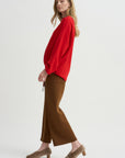Galaxy Semi-Wide Trousers, Caramel