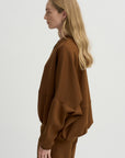 Ollie Zip Up Blouson, Caramel