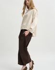 Ophelia Boat Neck Top, Vanilla