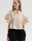 Rosette Cardigan, Black