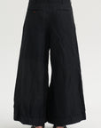 Wide-Leg Pants, Black