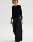 Wide-Leg Pants, Black
