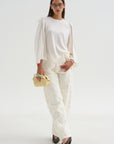 Drape Top, Off White
