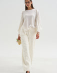 Drape Top, Off White
