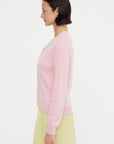 Long Sleeve Cardigan, Pink