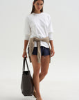 Drawstring Short, Midnight