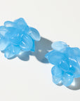 Floe - Blue Resin, Recycled Silver
