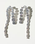 Sleuth Earrings, Silver