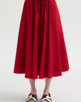 Technical Skirt, Red